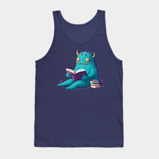 Happy Reader Monster Tank Top